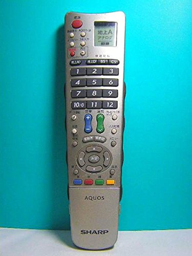 シャープ テレビリモコン GA615WJSA(中古品)