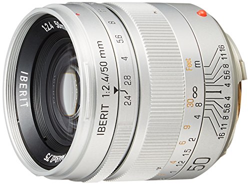 「未使用品」HandeVision 単焦点レンズ IBERIT (イベリット) 50mm f/2.4 シルバー (ライ(中古品)