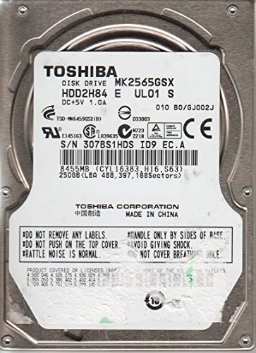 mk2565gsx、hdd2h84?E ul01?S、Toshiba 250?GB SATA 2.5捉え所の無い運転(中古品)