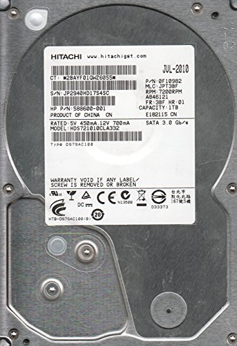 hds721010cla332、PN 0?F10982、MLC jpt3bf、Hitachi 1tb SATA 3.5ハードド(中古品)の通販は