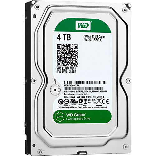 Western Digital wd40ezrx 4?結核症緑であることSATA III 64?MB現ナマ5400rpm 3(中古品)