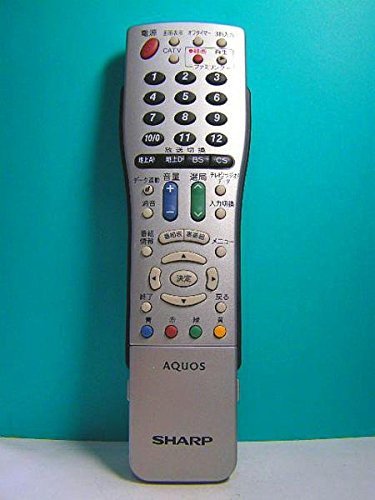 「ほぼ新品」シャープ テレビリモコン GA661WJSA(中古品)