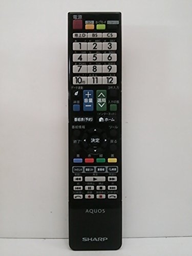 「ほぼ新品」シャープ（SHARP)液晶テレビ 純正リモコン GB080WJSA(0106380437)(中古品)