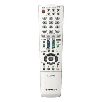 シャープ 液晶テレビ用リモコン RRMCGA871WJSB(0106380323)(中古品)
