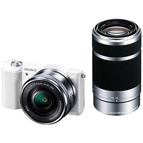SONY(ソニー) ミラーレス一眼 α5100 ダブルズームキット E PZ 16-50mm F3.5-5.6 OSS + E 55-210mm F4 SONY α5100 ミラーレス ダブルズームキット ILCE-5100Y SONY(ソニー