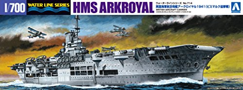 「未使用品」青島文化教材社 1/700 ウォーターラインシリーズ イギリス海軍 航空母艦 ア(中古品)