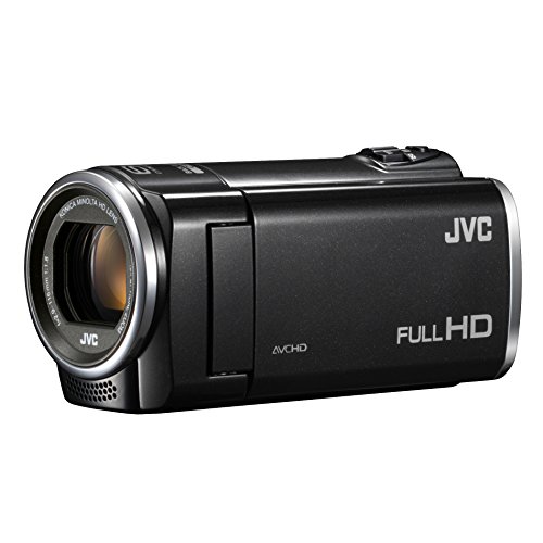 JVC Everio 8GB内蔵メモリー フルハイビジョンビデオカメラ GZ-E170-B(中古品)