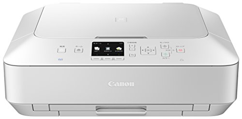 旧モデル Canon インクジェットプリンター複合機 PIXUS MG6730 WH ホワイト(中古品)
