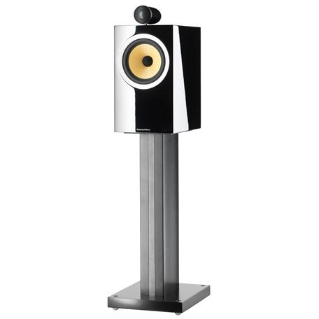 B＆W 2ウェイ･ブックシェルフ型スピーカーピアノ･ブラック(B)（ペア）Bower(中古品)