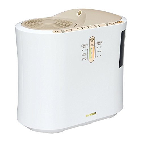 アイリスオーヤマ 加湿器 強力ハイブリッド式 肌ナビ搭載 ベージュ SPK-750(中古品)