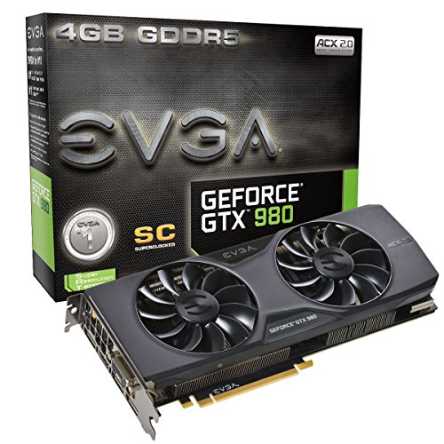 「非常に良い」EVGA GTX 980 SC ACX 2.0 4GB GDDR5 Graphics Card(中古品)