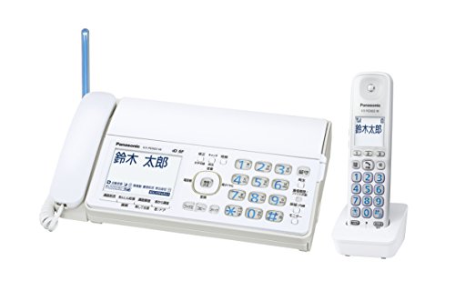 「非常に良い」パナソニック おたっくす デジタルコードレスFAX かんたん子機1台付き 1.9G(中古品)