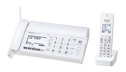 パナソニック デジタルコードレスFAX 子機1台付き 1.9GHz DECT準拠方式 ホ (中古品)