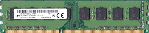 「ほぼ新品」Micron PC3-12800U (DDR3-1600) 8GB 240ピン DIMM デスクトップパソコン用 (中古品)