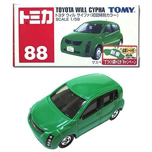 トミカ 088 トヨタ ウィル サイファ(初回限定カラー) 1/59(中古品)の