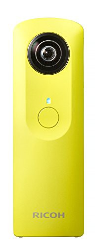 RICOH デジタルカメラ RICOH THETA m15 (イエロー) 全天球 360度カメラ 091(中古品)