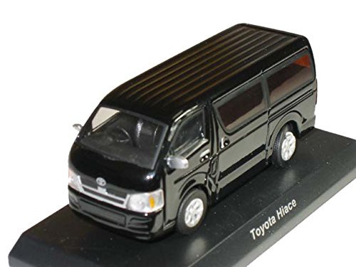 京商 1/64 ミニカーコレクション トヨタ2 ハイエース （ブラック