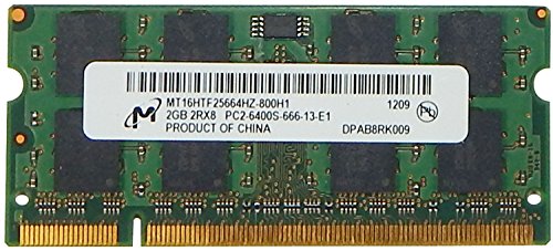 「ほぼ新品」（中古・2枚セット）ノートPC用メモリ 2GB PC2-6400S(中古品)