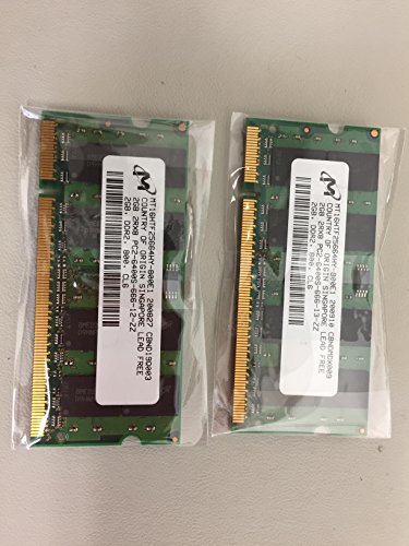 「ほぼ新品」 中古・2枚セット ノートPC用メモリ 2GB PC2-6400S(中古品)