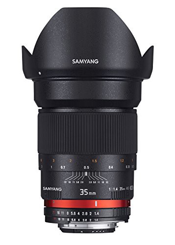 SAMYANG 単焦点レンズ 35mm F1.4 キヤノン EF用 フルサイズ対応 884116(品)