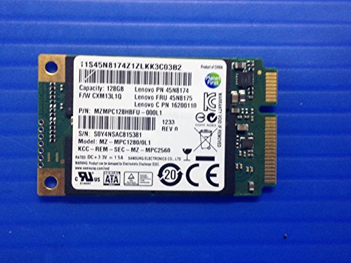 「非常に良い」中古IBM Lenovo 128GB 45N8174 45N8175 MZ-MPC1280/0L1 MZMPC128HBFU-000L1(中古品)