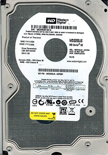 Western Digital wd3200js-63pdb1?320?GB DCM : hhbhca2chn(中古品)の通販は 11,262円