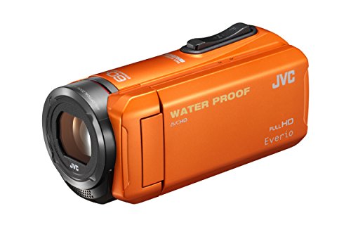 「非常に良い」JVC KENWOOD JVC ビデオカメラ EVERIO 防水 防塵 内蔵メモリー32GB オレン (中古品)