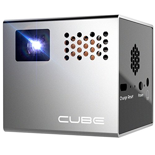 RIF6 Cube 2-inch Mobile Projector with 20,000 Hour LED Light and 120-i(中古品)