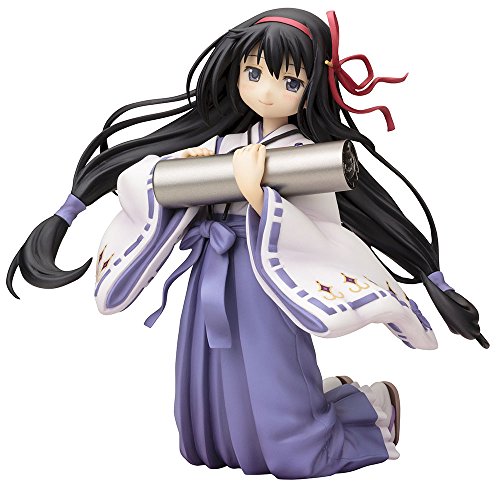 「非常に良い」コトブキヤ 劇場版 魔法少女まどか☆マギカ 暁美ほむら-巫女服- 1/8スケー (中古品)
