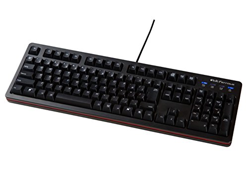 「未使用品」ビットフェローズ 複数同時押し対応ゲーミングキーボード ブラック BFKB109(中古品)