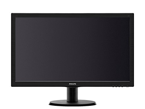 「未使用品」Philips(フィリップス) 23.6型ワイド液晶ディスプレイ ブラック 5年間フル (中古品)