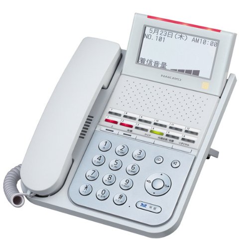 NYC-12IF-SDW ナカヨ(NAKAYO) NYC-iF 12ボタン標準電話機(中古品)