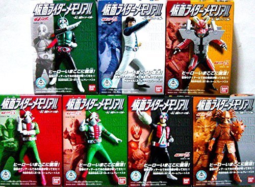 バンダイ 仮面ライダーメモリアル3 参上 仮面ライダーV3編 全7種(中古品)