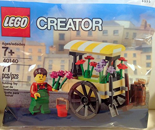 「ほぼ新品」レゴ（LEGO）クリエーター フラワーカート【40140】(中古品)