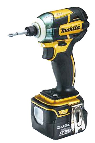 マキタ 充電式インパクトドライバ 14.4V ゴールド TD137DSP1(中古品)の