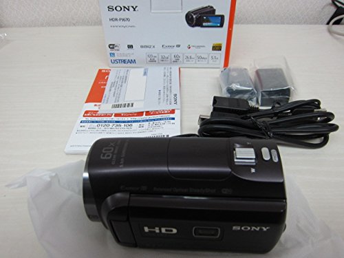 SONY HDビデオカメラ Handycam HDR-PJ670 ボルドーブラウン 光学 SONY HDビデオカメラ Handycam HDR-PJ670 ボルドーブラウン 光学