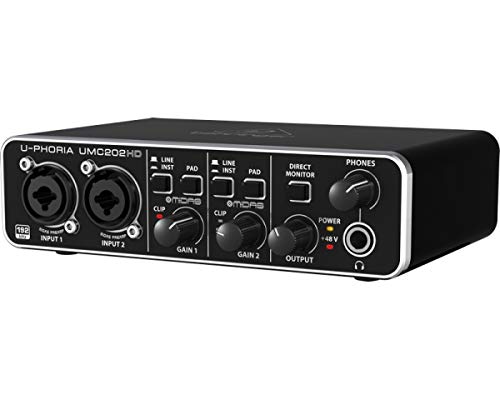 「非常に良い」ベリンガー 2入力2出力 USBオーディオインターフェース UMC202HD U-PHORIA(中古品)