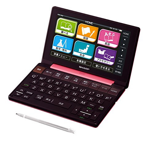 未使用品」シャープ カラー電子辞書Brain 高校生モデル ピンク系 PW 
