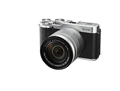 FUJIFILM ミラーレス一眼 X-A2 レンズキット シルバー X-A2S1650II(中古品)