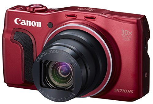 Canon デジタルカメラ PowerShot SX710 HS レッド 光学30倍ズーム PSSX710H(中古品)