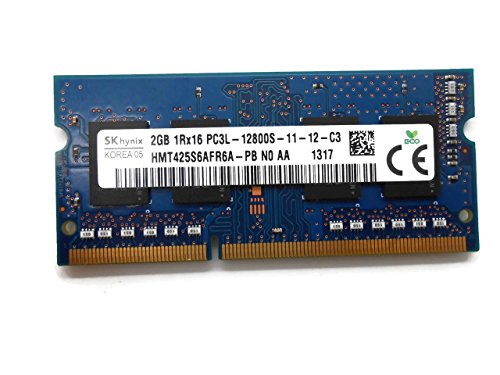 hynix PC3L-12800S (DDR3L-1600) 2GB SO-DIMM 204pin ノートパソコン用 低 (中古品)