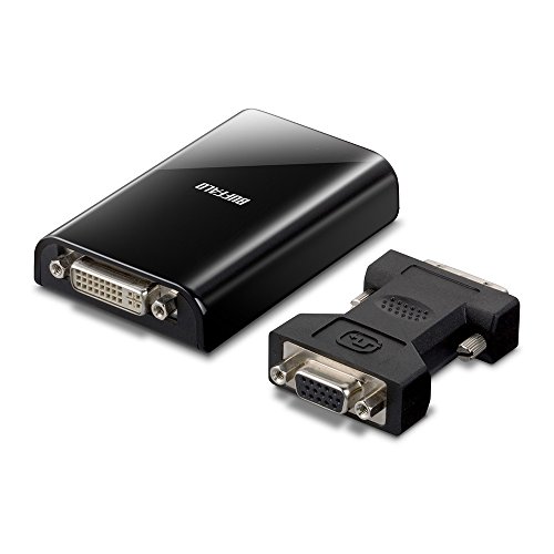 「非常に良い」BUFFALO USB2.0専用 ディスプレイ増設アダプター GX-DVI/U2C(中古品)