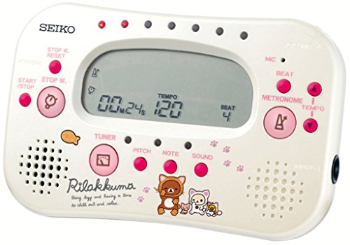 SEIKO セイコー チューナー&メトロノーム ストップウォッチ付 リラックマ  (中古品)の通販は