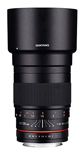 SAMYANG 単焦点中望遠レンズ 135mm F2.0 フジX用 883928(中古品)