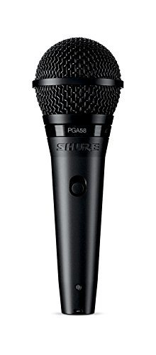 「未使用品」SHURE ダイナミック ボーカルマイクロフォン XLRケーブル付属 PGA58-XLR  (中古品)