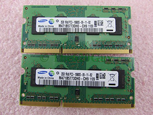 「非常に良い」Samsung 4?GB 2?X 2?GB pc3???10600s ddr3?1333?s0dimmノートパソコンメモ (中古品)