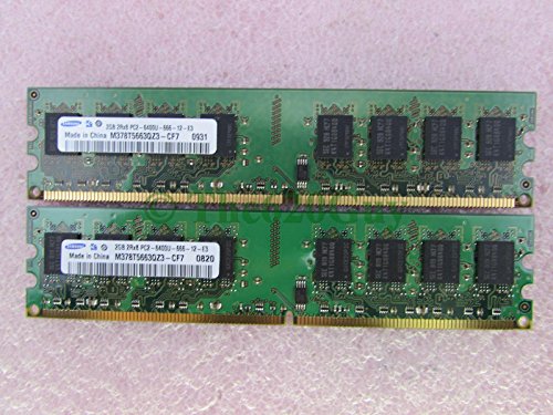 Samsung 4?GB 2?X 2?GB pc2???6400u ddr2?800?ECC Unbufferedデスクトップ (中古品) 7,832円