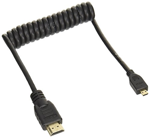 ATOMOS MICRO HDMI to Full HDMIケーブル カール加工 30cm(45cm延長対応) A(中古品)
