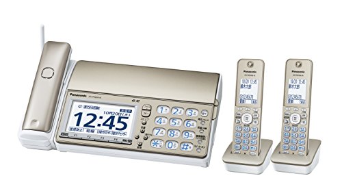 「非常に良い」パナソニック おたっくす デジタルコードレスFAX 子機2台付き 1.9GHz DECT (中古品)