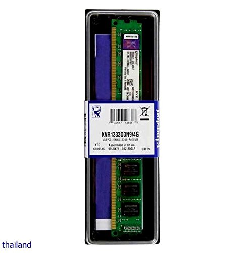 Kingston ddr3???1333?4?GB kvr1333d3?N9?/ 4gデスクトップRam 240pタイ(PC(中古品)の通販は 6,216円
